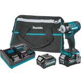 Makita GWT05D Makita GWT05D 40V max XGT® Brushless Cordless 4‑Speed 1/2" Sq. Drive Impact Wrench Kit w/ Detent Anvil (2.5Ah)