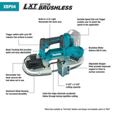 Makita XBP04Z 18V LXT Lithium Ion Compact Brushless Cordless Band Saw, Tool Only
