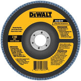 DEWALT, DW8382, Flap Disc, 6 in; 60 Grit; Metal, Type 29