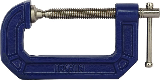 IRWIN, 2025102, C-Clamp, 2-1/2 in opening; 1-3/8 in depth; Cold-Drawn Steel