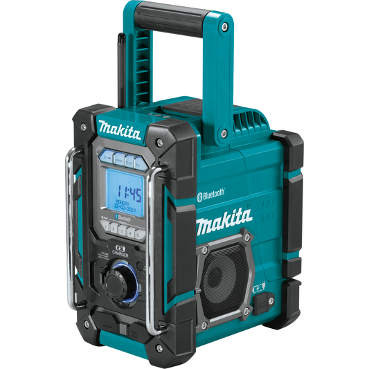 Makita XRM10 18V LXT® / 12V max CXT® Lithium‑Ion Cordless Bluetooth® Job Site Charger / Radio, Tool Only