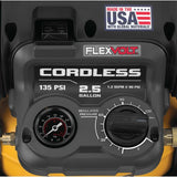 DEWALT DCC2560T1 60V MAX FLEXVOLT 2.5 Gallon Cordless Air Compressor Kit