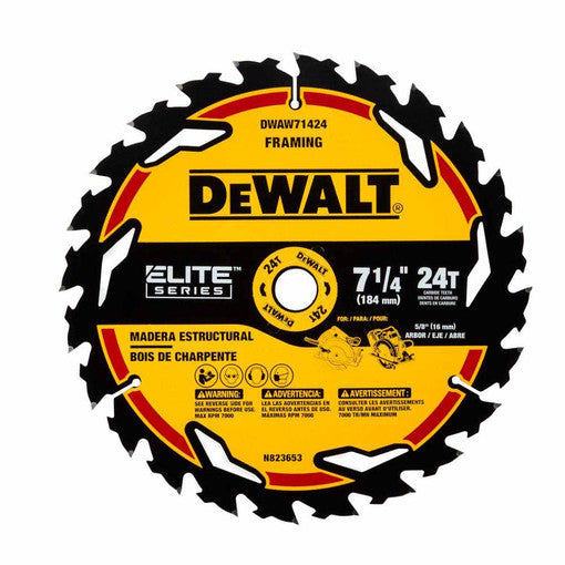 DEWALT DWAW714243PK 7-1/4" 24T ELITE SERIES 3 PACK