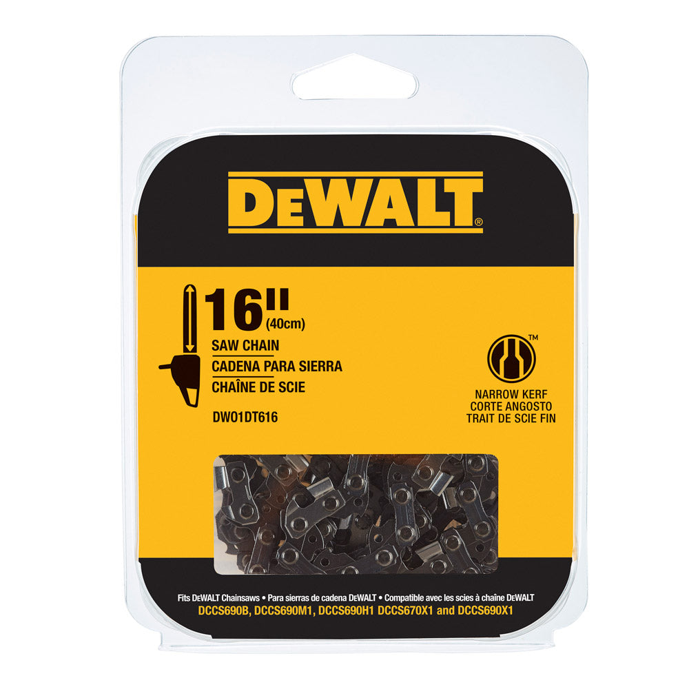 DeWalt DWO1DT616 Saw Chain Replacement