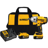 DeWalt DCF897P2 20V MAX XR High Torque 3/4" Impact Wrench W/ Hog Ring Retentuin Pin Anvil (5.0Ah)