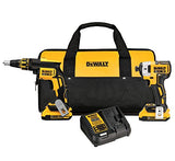 DeWalt DCK267D2 20V MAX XR Drywall Screwgun & Impact Driver Kit (2.0Ah)