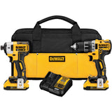 DeWalt DCK283D2 20V MAX XR Li-Ion Brushless Drill & Impact Driver Kit