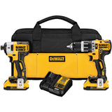 DeWalt DCK287D2 20V MAX XR Li-Ion Brushless Hammer Drill & Impact Driver Kit