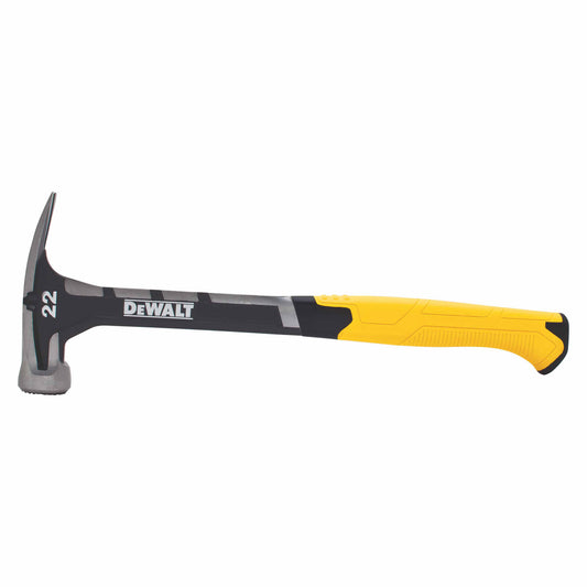 DeWalt DWHT51064 22 Oz. One-Piece Steel Checkered Face Rip Claw Hammer