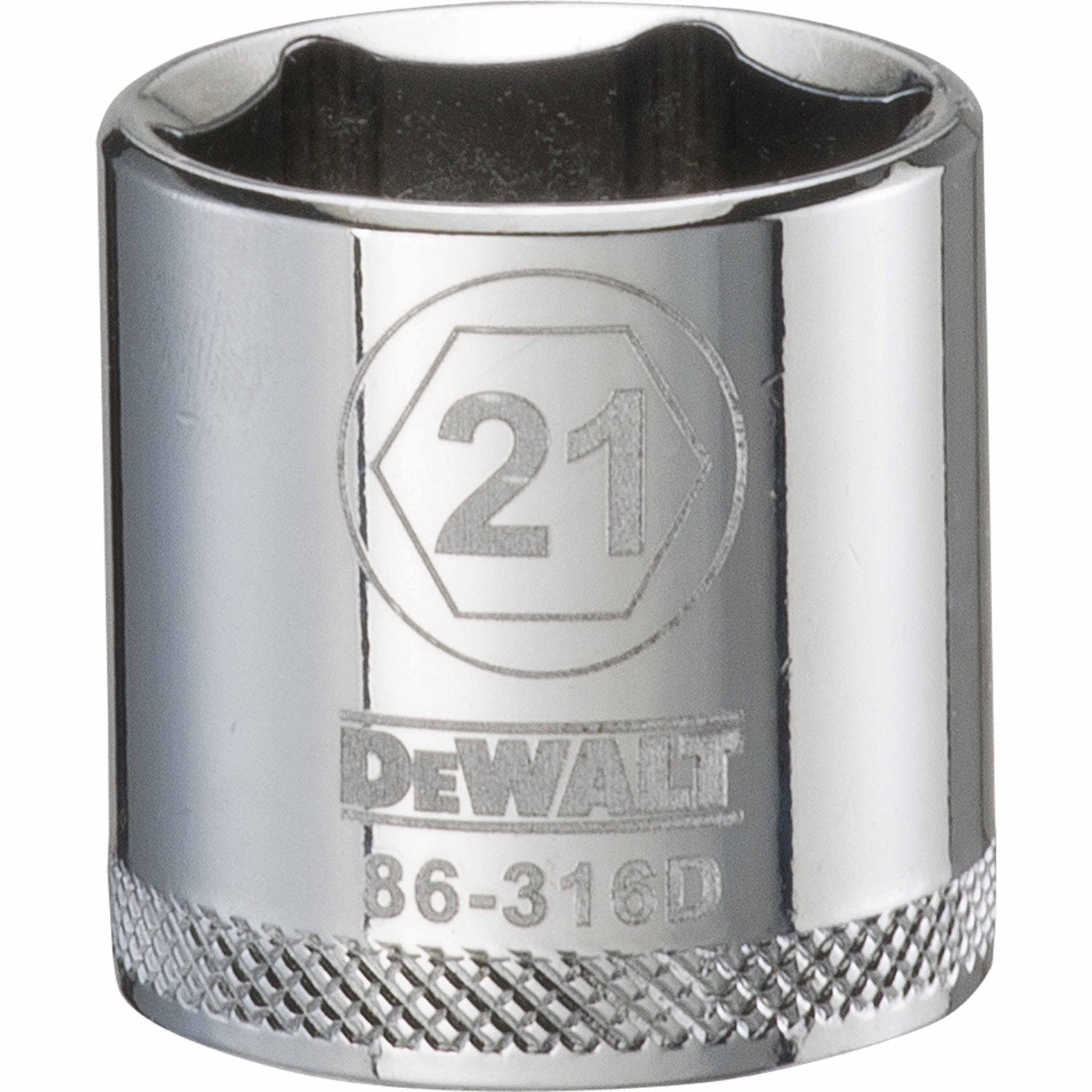 Dewalt DWMT86316OSP Mechanics 6 Point 3/8" Drive Socket 21 MM
