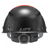 LIFT Safety HDC50C-19OC DAX 50-50 Carbon Fiber Cap Style Hard Hat - Ratchet Suspension - Orange/Black