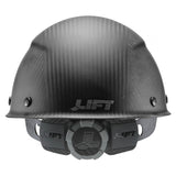 LIFT Safety HDCM-17KG DAX Carbon Fiber Cap Style Hard Hat - Ratchet Suspension - Matte Black