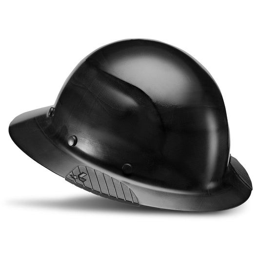 LIFT Safety HDF-15KG DAX Full Brim Hard Hat - Ratchet Suspension - Black