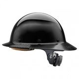 LIFT Safety HDF-15KG DAX Full Brim Hard Hat - Ratchet Suspension - Black