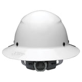 LIFT Safety HDF-15WG DAX Full Brim Hard Hat - Ratchet Suspension - White