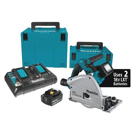 Makita 18V X2 LXT (36V) Brushless 6-1/2" Plunge Circular Saw Kit