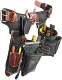 Occidental Leather B9588 Adjust-to-Fit Green Building Tool Bag Set