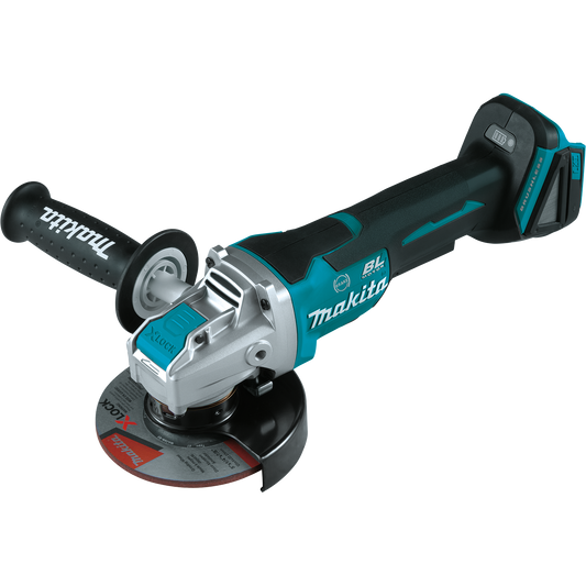 Makita XAG26Z 18V LXT Lithium Ion Brushless Cordless 4-1/2" / 5" Paddle Switch X LOCK Angle Grinder, with AFT, Tool Only