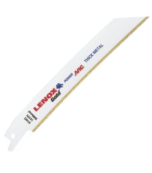 LENOX 614G 6" x 14 TPI Gold Power Arc Reciprocating Saw Blade