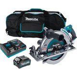 Makita GSR02M1 40V max XGT Brushless Cordless Rear Handle 10‑1/4" Circular Saw Kit, AWS Capable, 4.0Ah