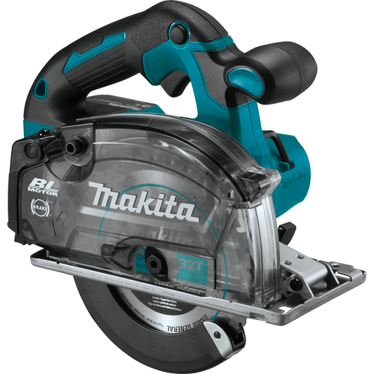 Makita XSC04Z 18V LXT® Lithium‑Ion Brushless Cordless 5‑7/8" Metal Cutting Saw, with Electric Brake and Chip Collector, Tool Only