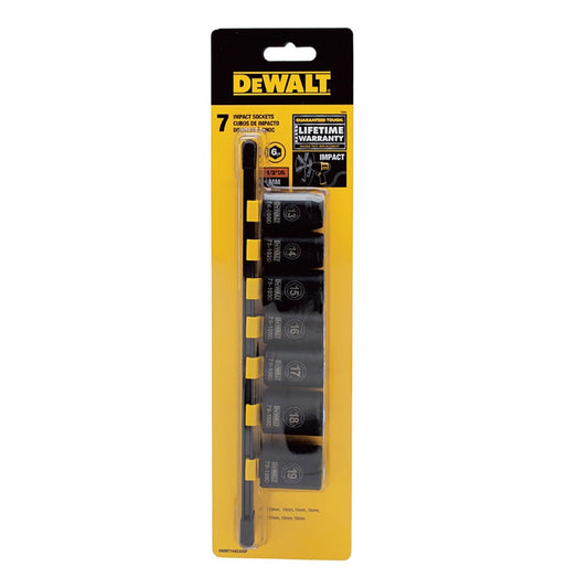 DEWALT DWMT74453OSP 7-PIECE METRIC IMPACT SOCKET SET