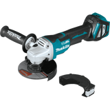 Makita XAG20Z 18V LXT® Lithium‑Ion Brushless Cordless 4‑1/2” / 5" Paddle Switch Cut‑Off/Angle Grinder, with Electric Brake, Tool Only
