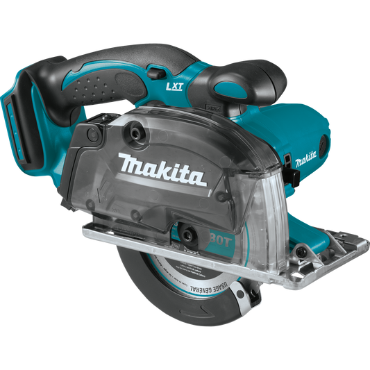 Makita XSC03Z 18V LXT® Lithium‑Ion Cordless 5‑3/8" Metal Cutting Saw, with Electric Brake and Chip Collector, Tool Only