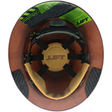 LIFT Safety HDF-20RG DAX Fiberglass Composite Hard Hat - Full Brim Factory Red
