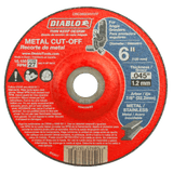 Diablo DBD060045701F 6 in. Type 27 Metal
Cut-Off Disc