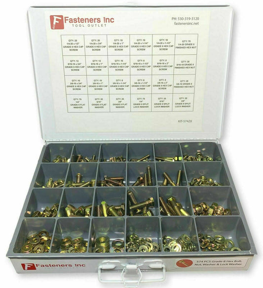 7/8"-9 x 2 3/4" (FT) Hex Bolt Yellow Zinc Plated Grade 8 Cap Screw Coarse Thread