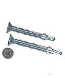 INTERCORP R2123 #12-24 x 2-1/2" Self Drilling Screw Flat Head w/ Wings - 1,500