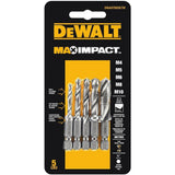 DeWalt DWADTMISETM 5 pc Drill Tap Set
