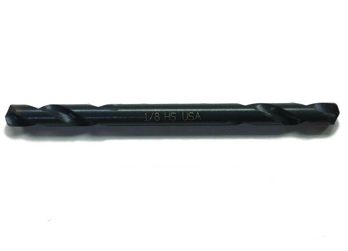 TwIn Ends Heavy Duty 1/8" High Speed Twist Drill Bit USA Made Norseman 28490