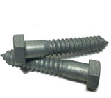 3/8" x 1 1/2" Hot Dipped Galvanized Hex Head Lag Bolt Screw HDG