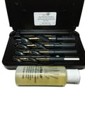 Norseman 4PC Super Premium Drill Bit Set 9/16, 5/8, 3/4, 1" #12250 W/CUTTING OIL