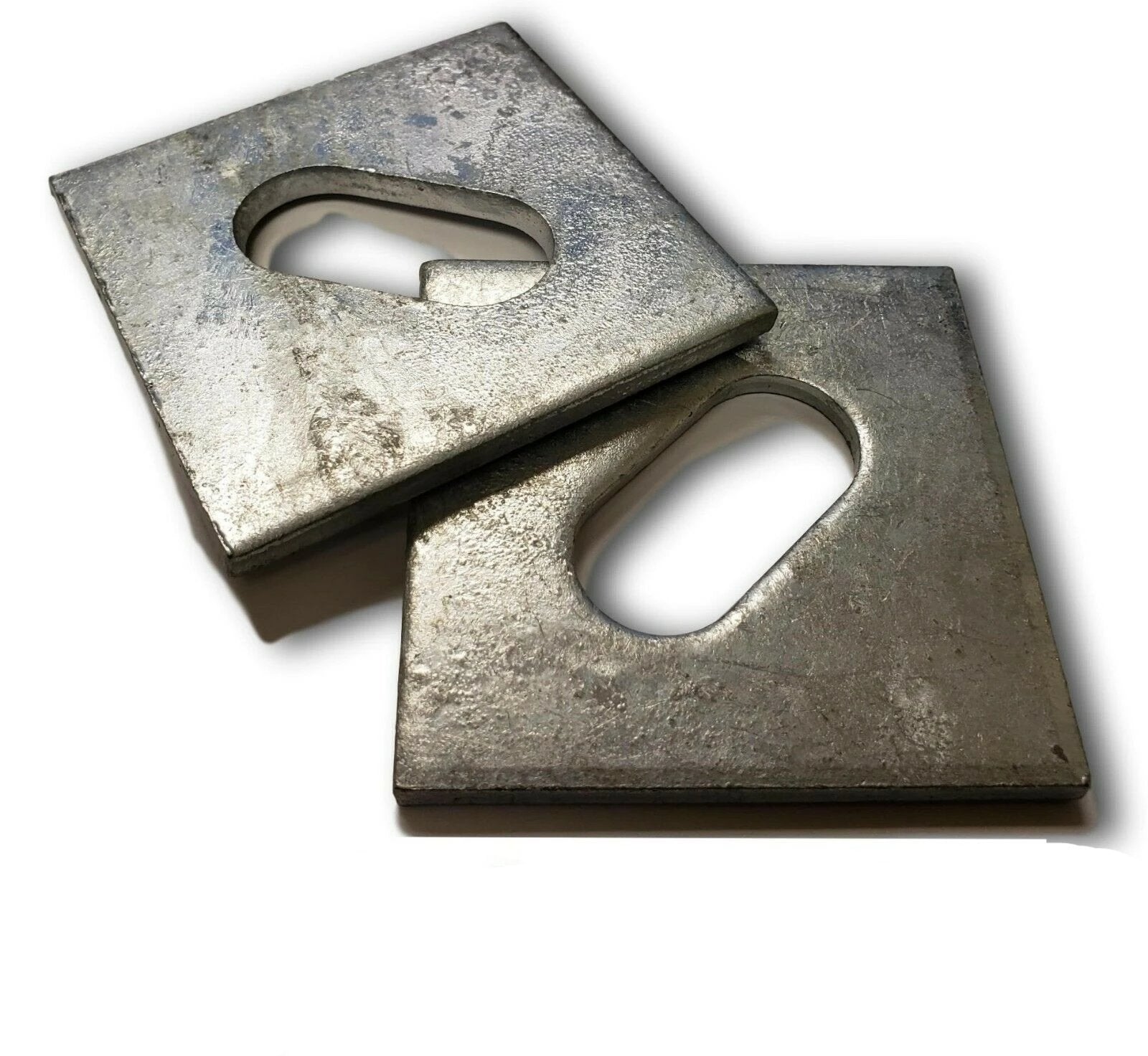 3/4" x 3" x .25 Slotted Square Plate Washer Galvanized