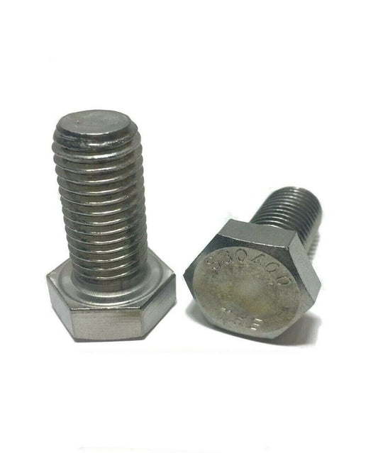 5/8"-11 x 1 1/4" Stainless Steel Hex Cap Screw / Tap Bolt 18-8 / 304