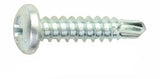 INTERCORP P110 #10 x 1-1/2" Self Drilling Screw Philips Pan Head Zinc -4,000 BOX