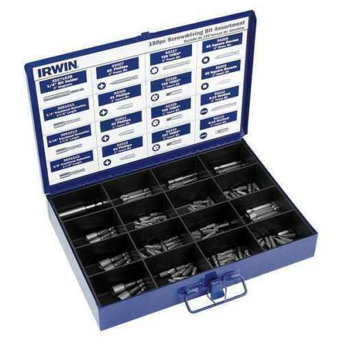 LISTING Irwin 4935104 Screwdriver Bit Set,150 Pieces,1/4"Shank