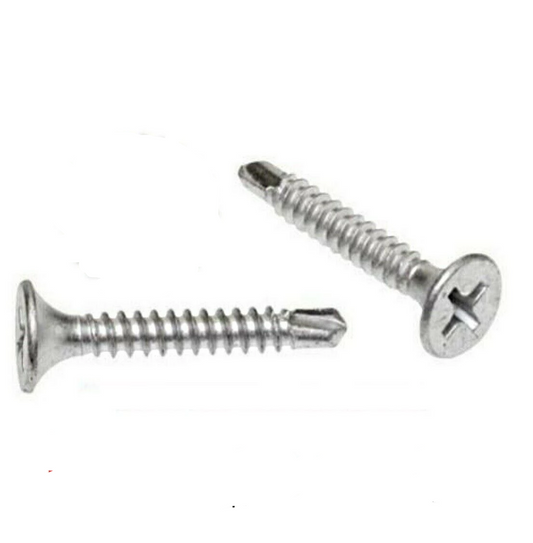INTERCORP D1040Z #10 x 4" Self Drilling Philips Bugle Head Screws Zinc (1,000