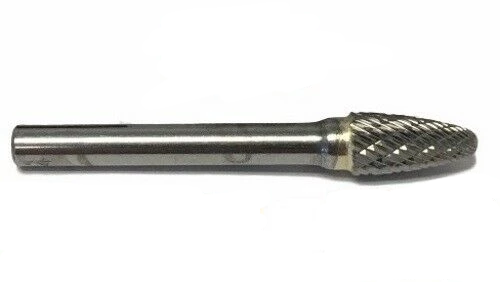 SF-3 Norseman Premium Carbide Burr Tree Shape Radius Double Cut USA (18509)
