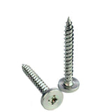 INTERCORP #10 x 1 1/2" Phillips Pancake Head Sharp Sheet Metal Screws Zinc Plated