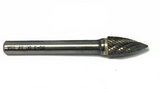 SG-3 Norseman Premium Carbide Burr Pointed Tree Shape Double Cut USA (18769)