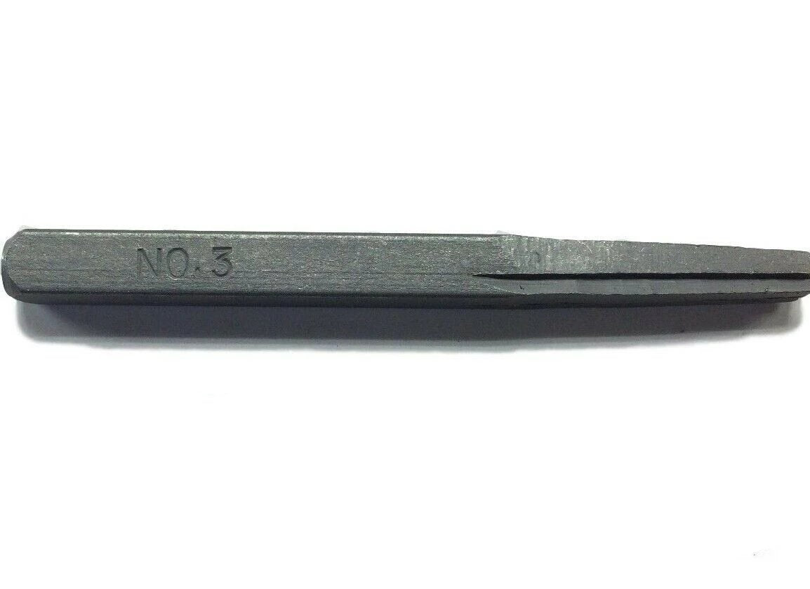 Norseman / Viking 70780 #3 Flat Square Easy Out Screw Extractor E3 (QTY. 1)