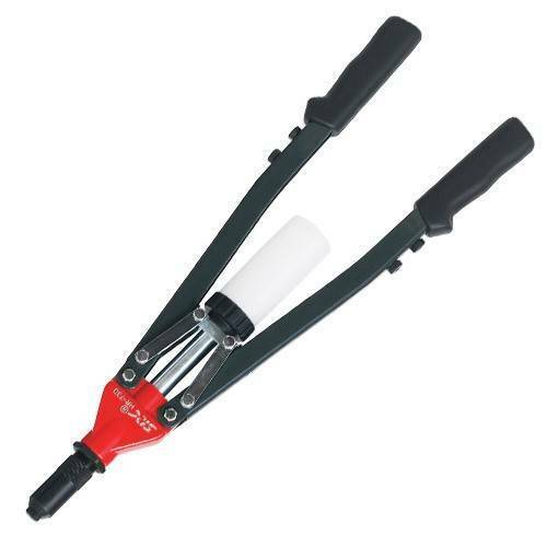 Heavy Duty Lever Riveter Pop Rivet Tool 1/4" Capacity Rivet Gun w/Nosepcs HR730