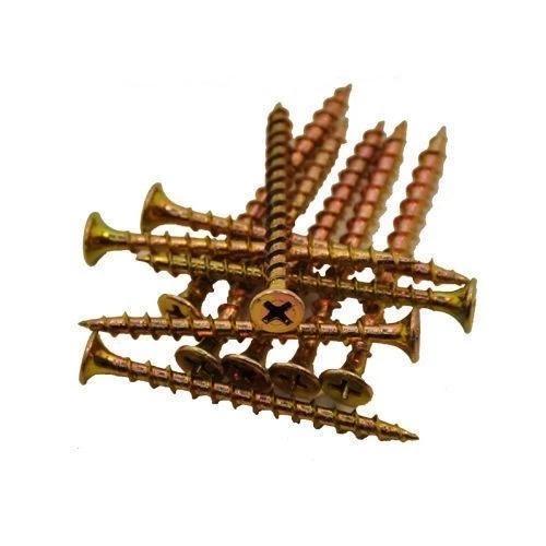 InTERCORP 611CY #6 X 1-1/8" Drywall / Deck Screws Yellow Zinc