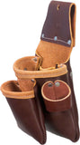 Occidental Leather 6102 9-Pocket Compact All Leather Tool Pouch w/Tool Snap Clip