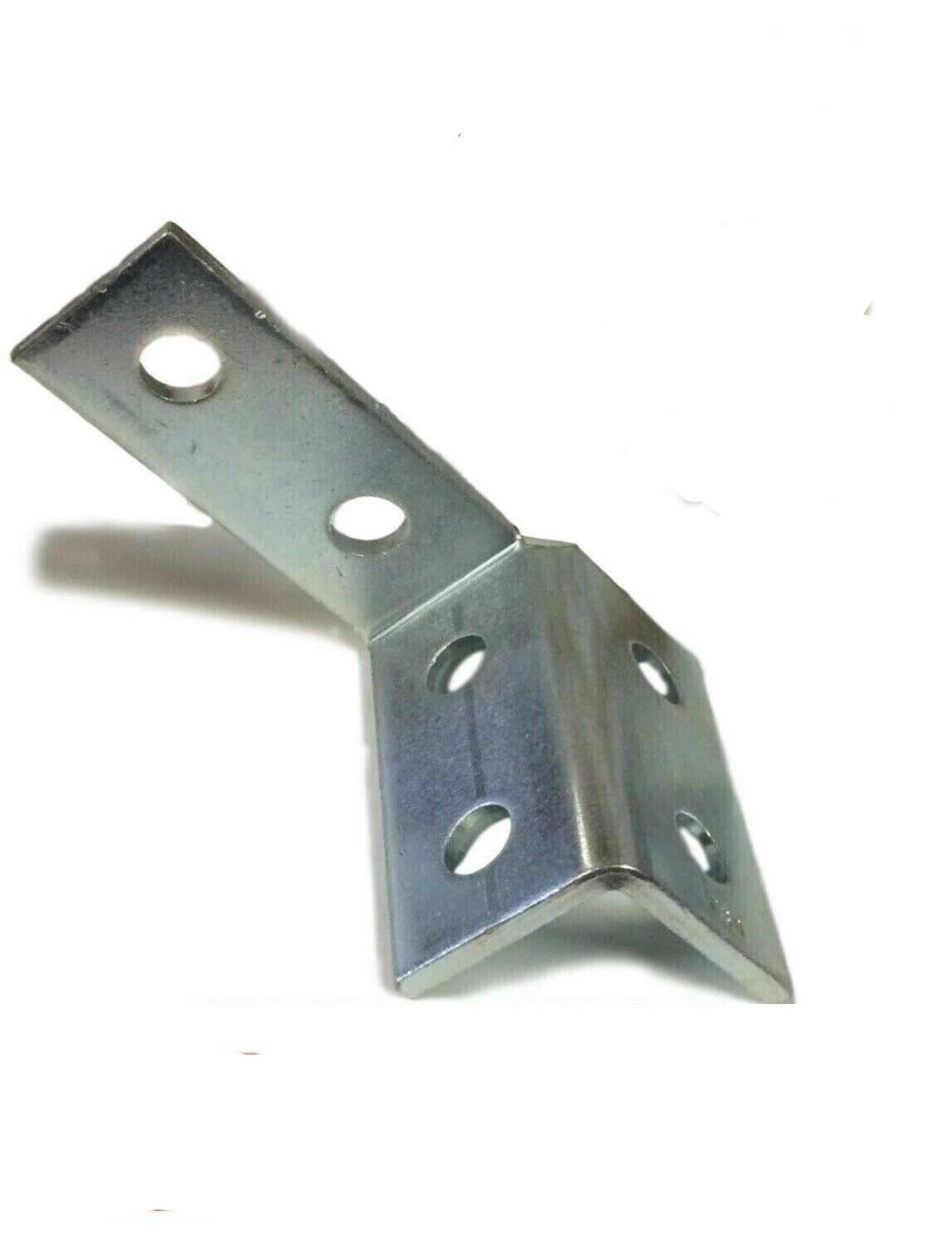 (#4742L) P2343L 6-Hole LEFT Corner WIng for Unistrut / B-LIne Channel