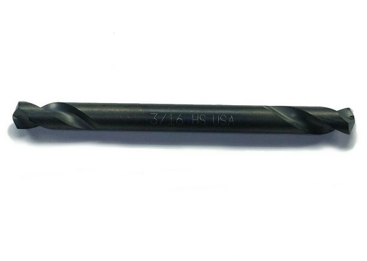 TwIn Ends Heavy Duty 3/16" High Speed Twist Drill Bit USA Made Norseman 28530